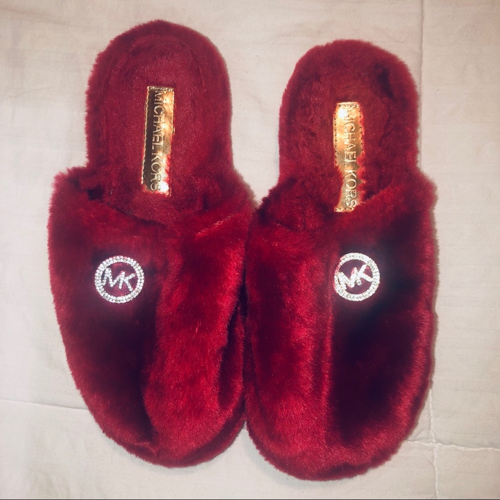 Michael KORS - slippers with embellished logo